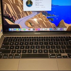 Adult owned MacBook Air 2020 With M1 chip.
